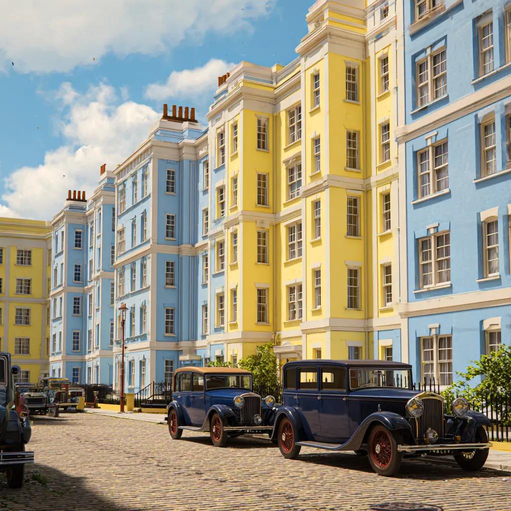 1920's style flats in Britain