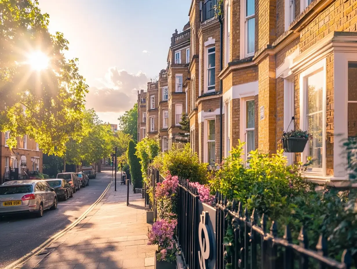 Converted leasehold flats in London on an attractive terraced street