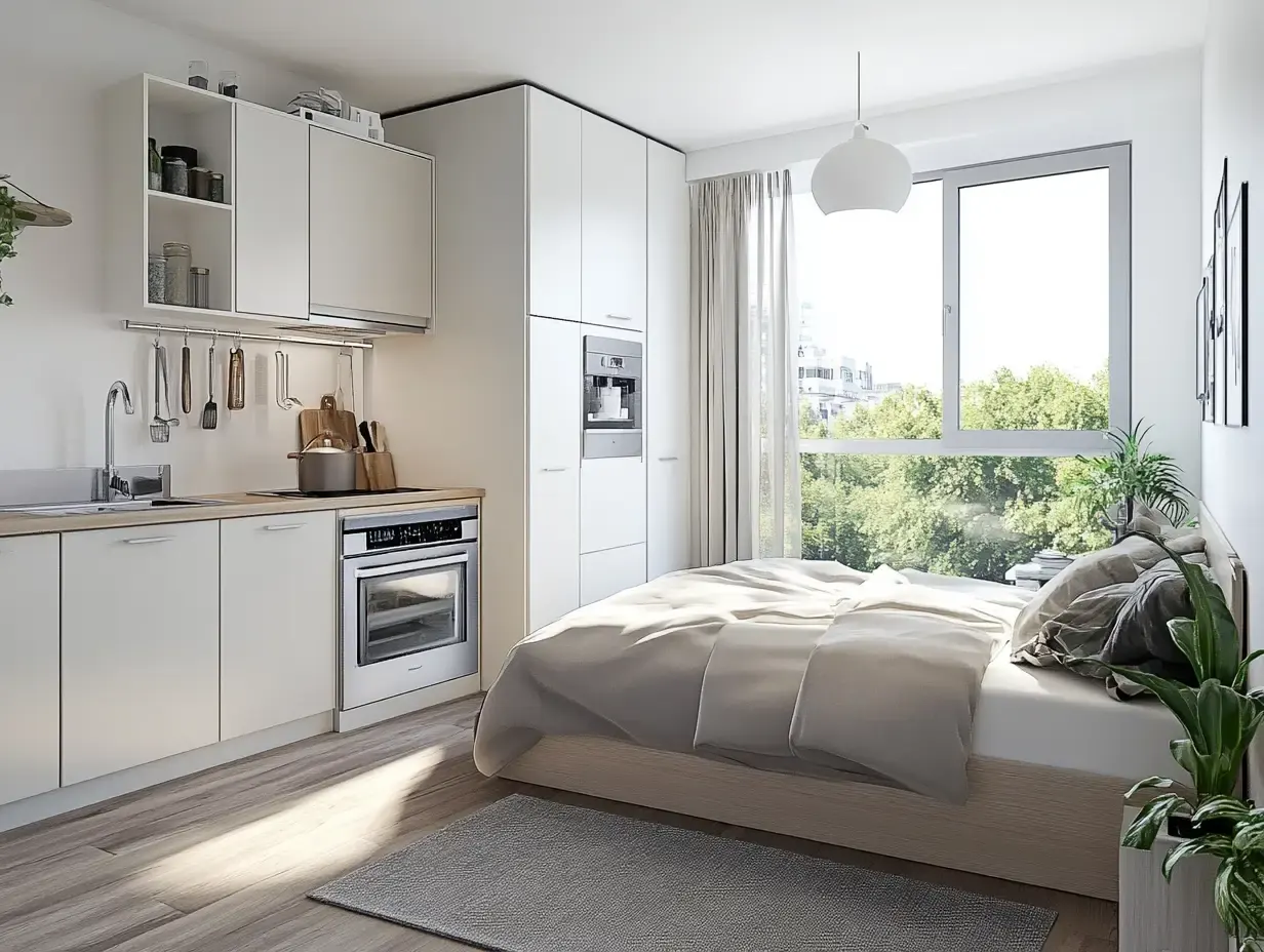 Neat and clean, tiny studio flat