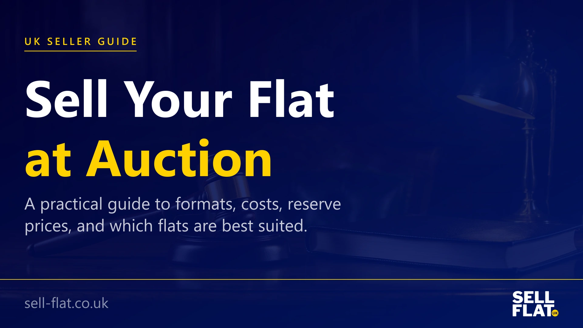 Selling a flat at auction: a practical guide to formats, costs, reserve prices and which flats are best suited