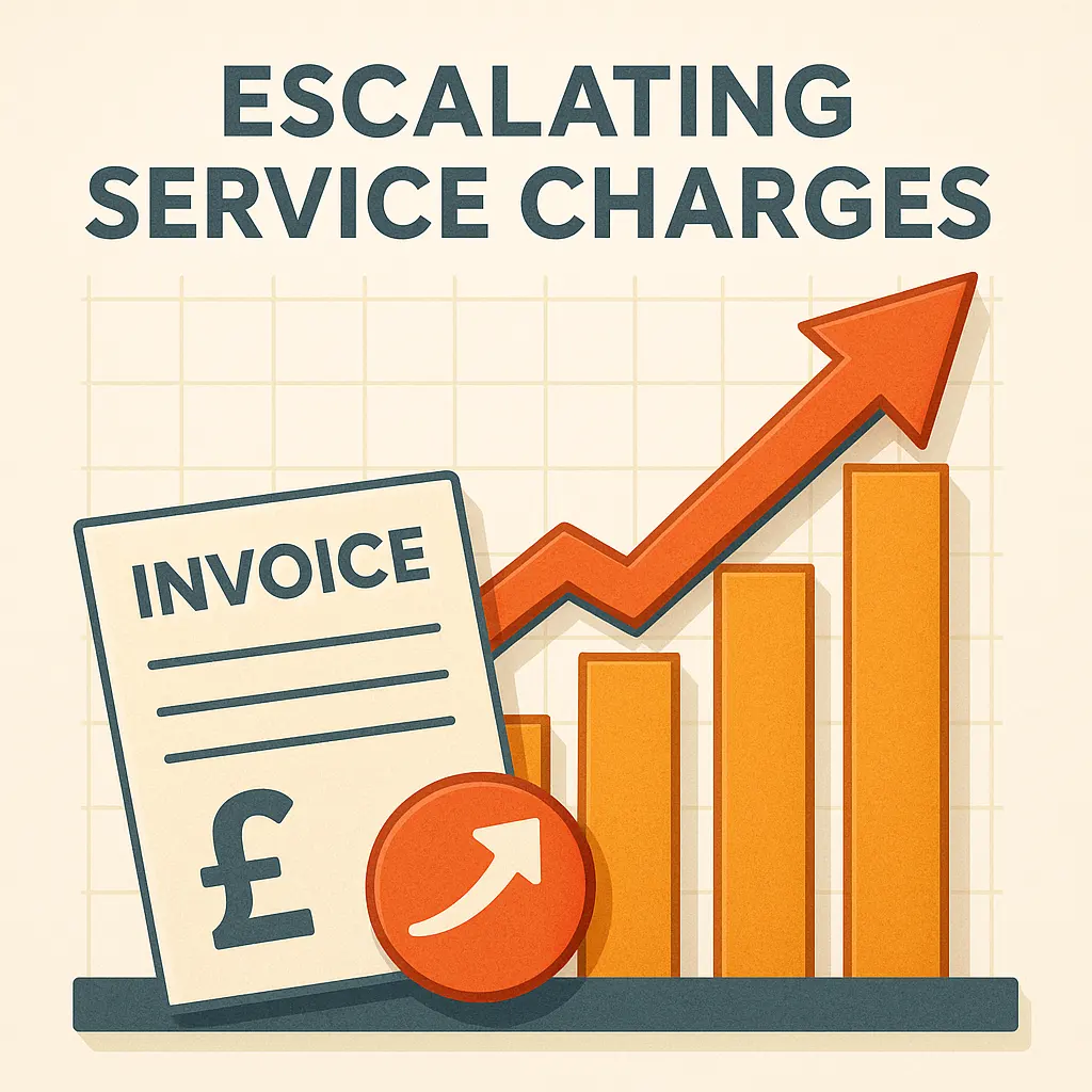 Escalating service charges