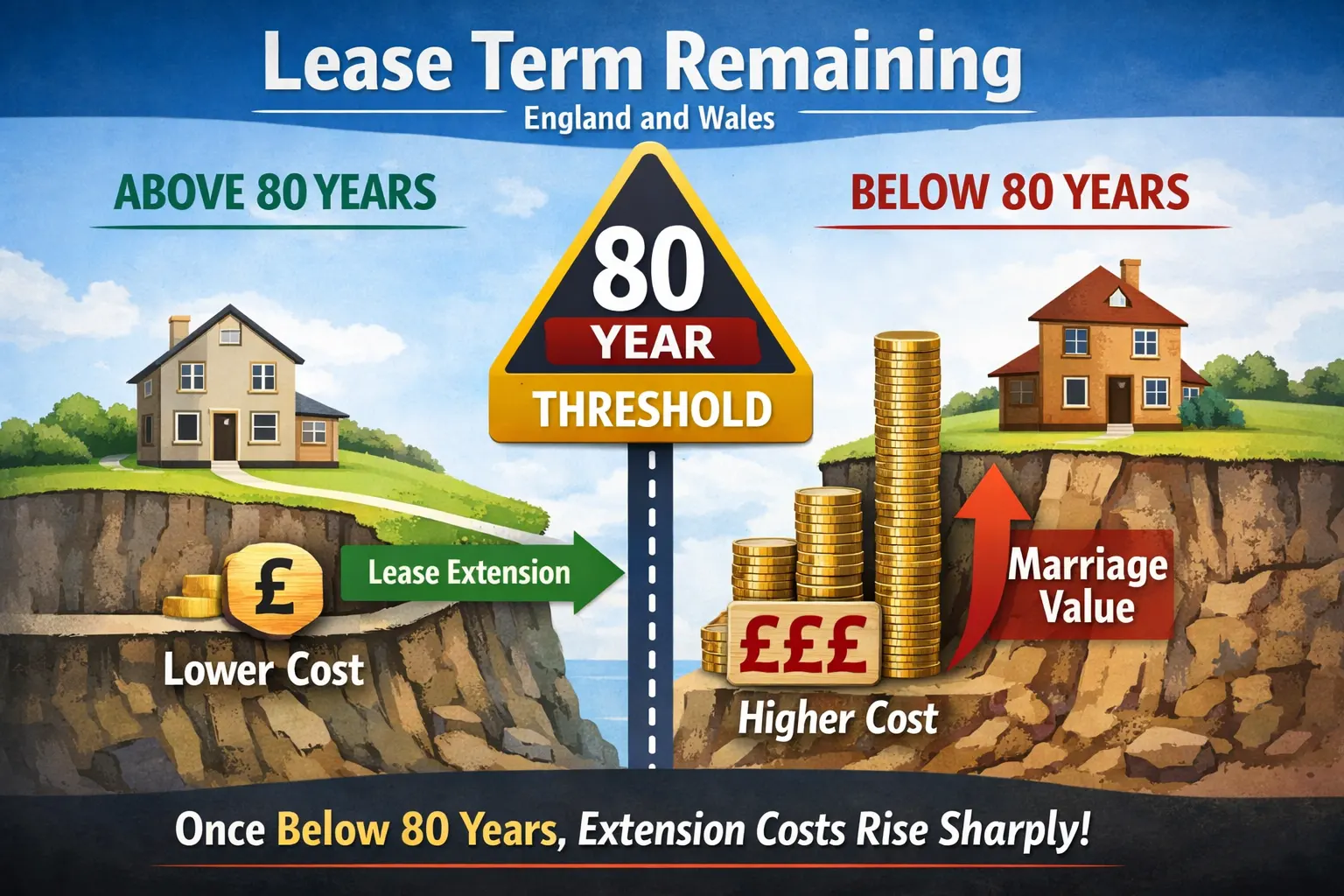 Lease term remaining infographic