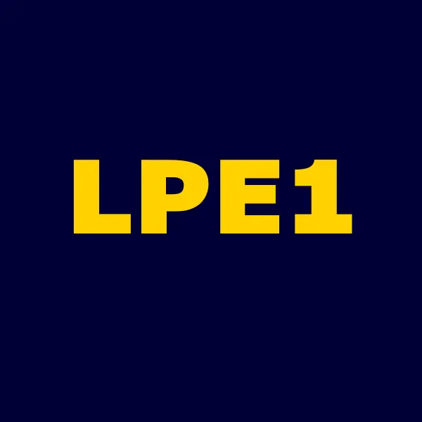 LPE1 when selling a leasehold flat