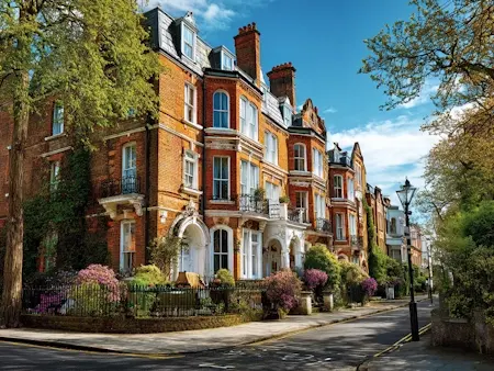 Mansion block in North London