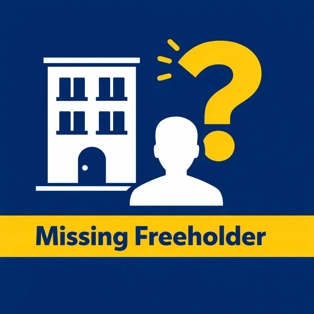 Missing freeholder