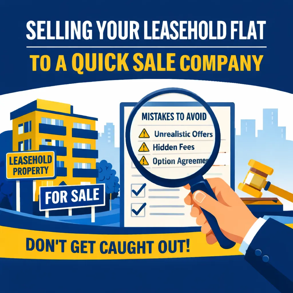 Mistakes to avoid when selling your flat to a quick sale company