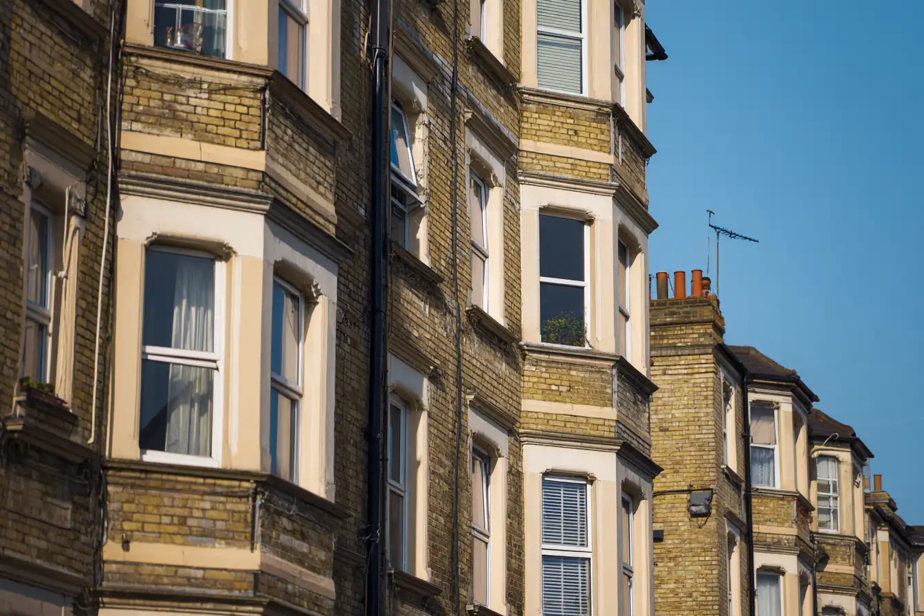Older Victorian block of flats