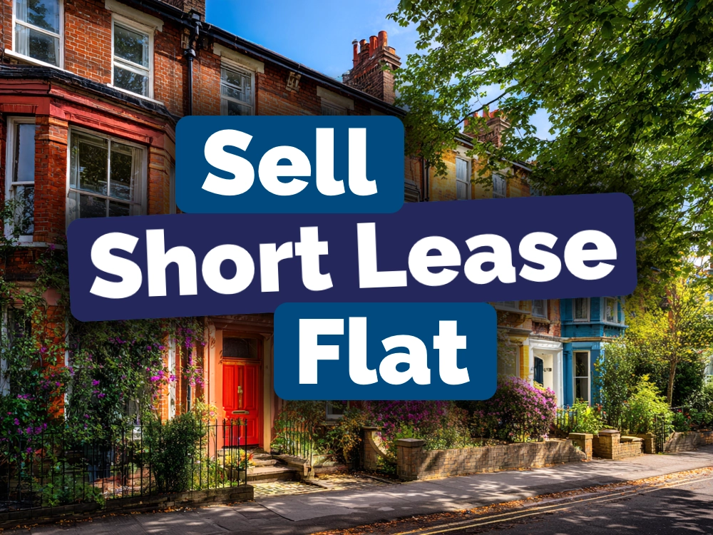 Row of low-rise 3 storey flats