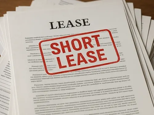 Lease documents stamped short lease