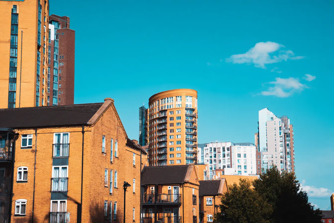 Attractive block of flats in London