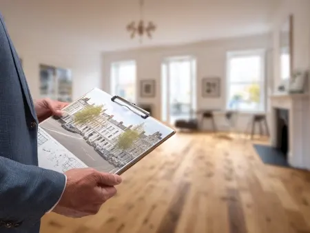 Studio flat and estate agents marketing particulars